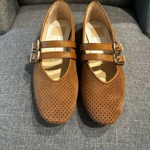 Dolce Vita camel suede ballet flats size 6 1/2
